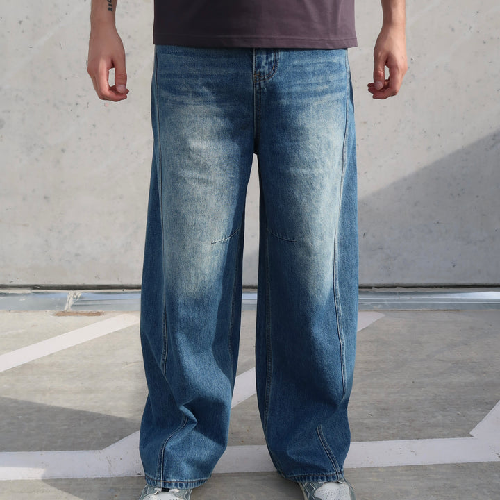 Mid Blue Washed Jeans 88819