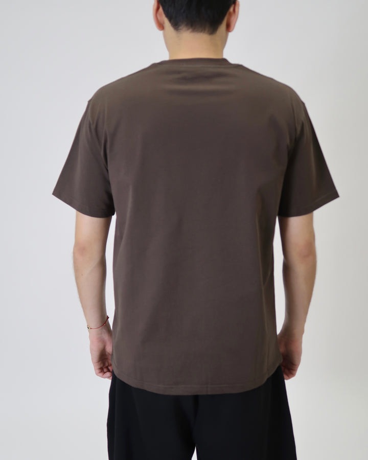 Core Plain Tee Brown C1105