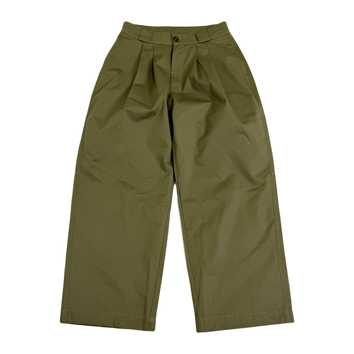 Pleated Pants Khaki K01127