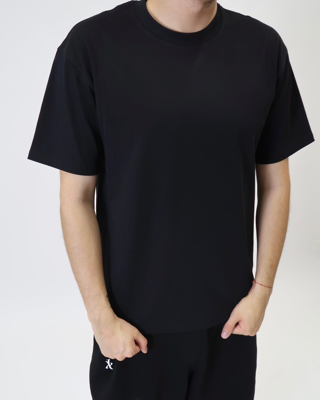 Core Plain Tee Black C1105