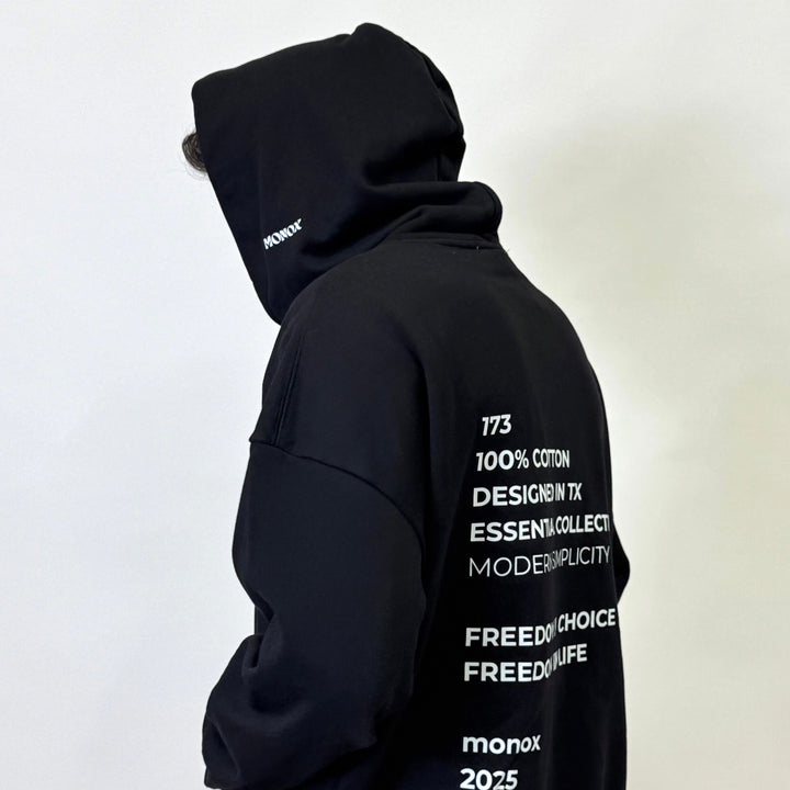 Hoodie MONOX black