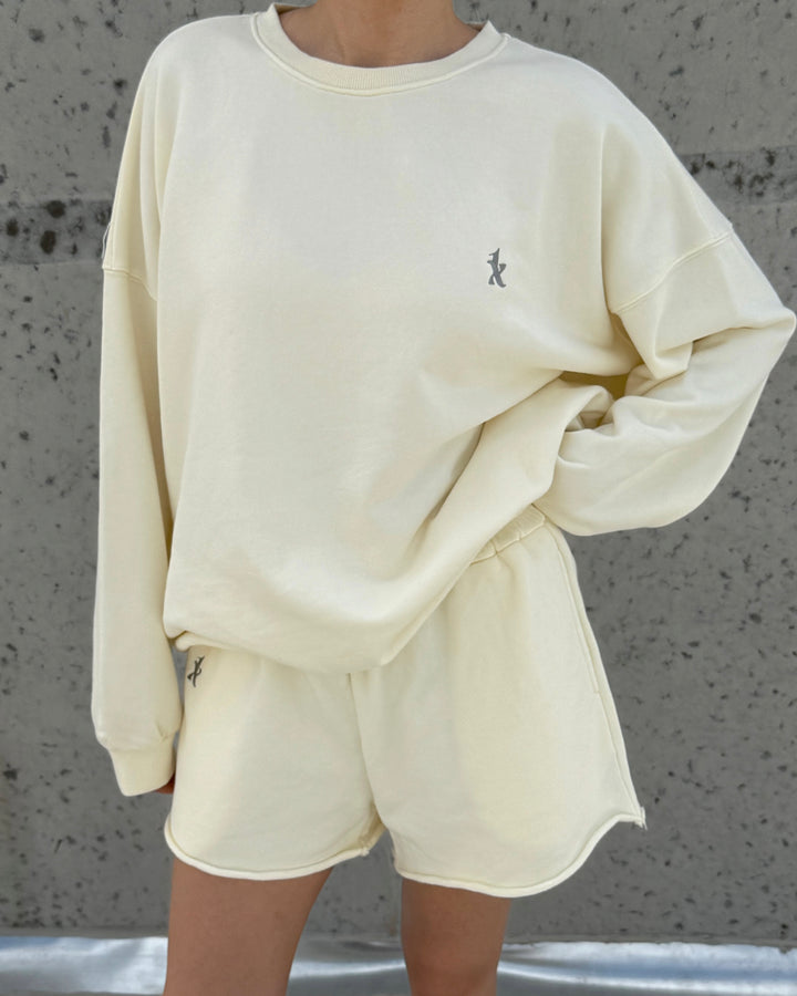 Oversized Sweatshirt DWY0038 Milky