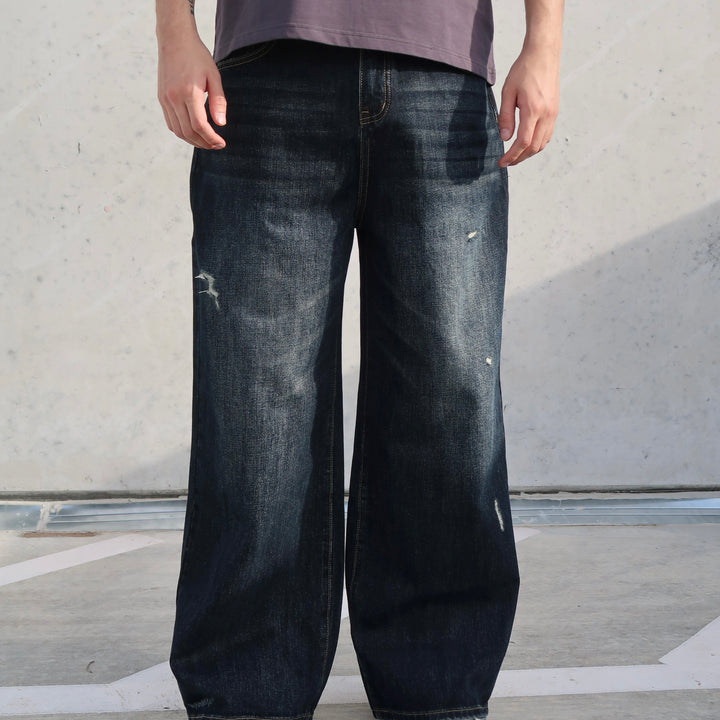 Dark Fade Wide-Leg Jeans 88831