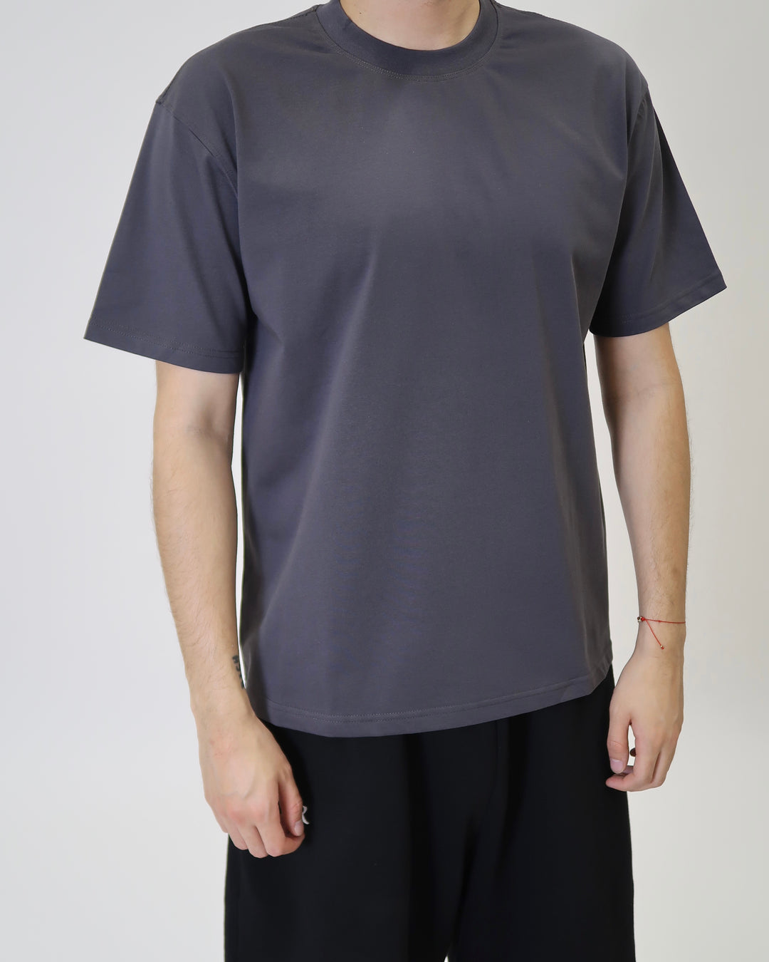 Core Plain Tee Dark-Grey C1105