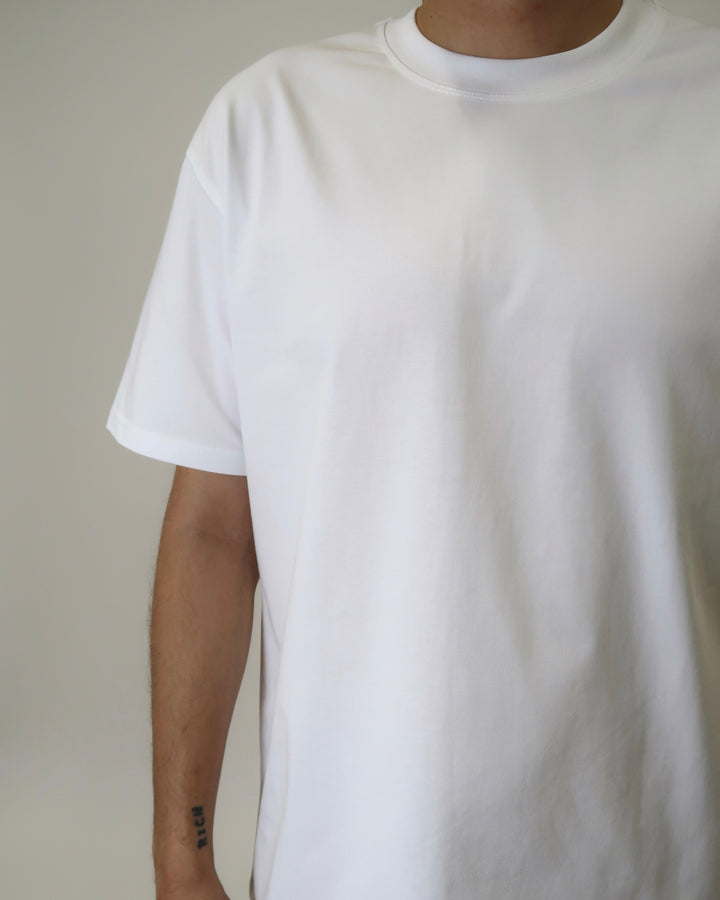 Core Plain Tee White C1105