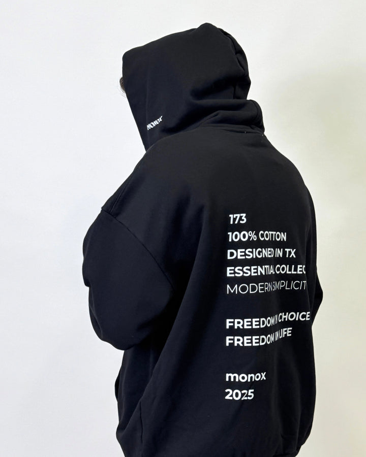 Hoodie MONOX black