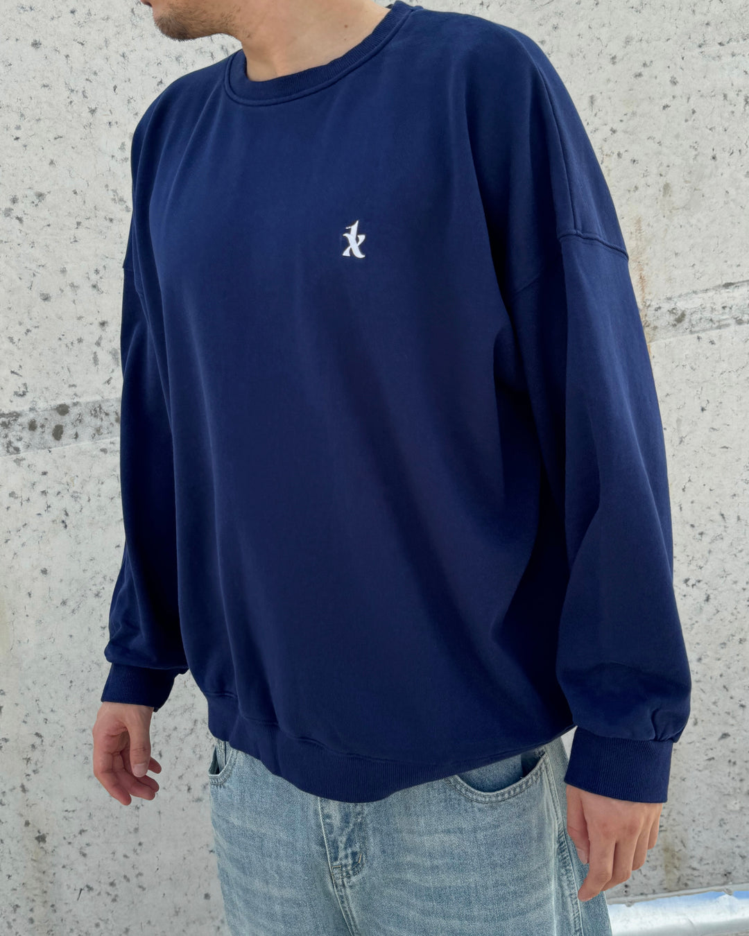 Oversized Sweatshirt DWY0038 Navy