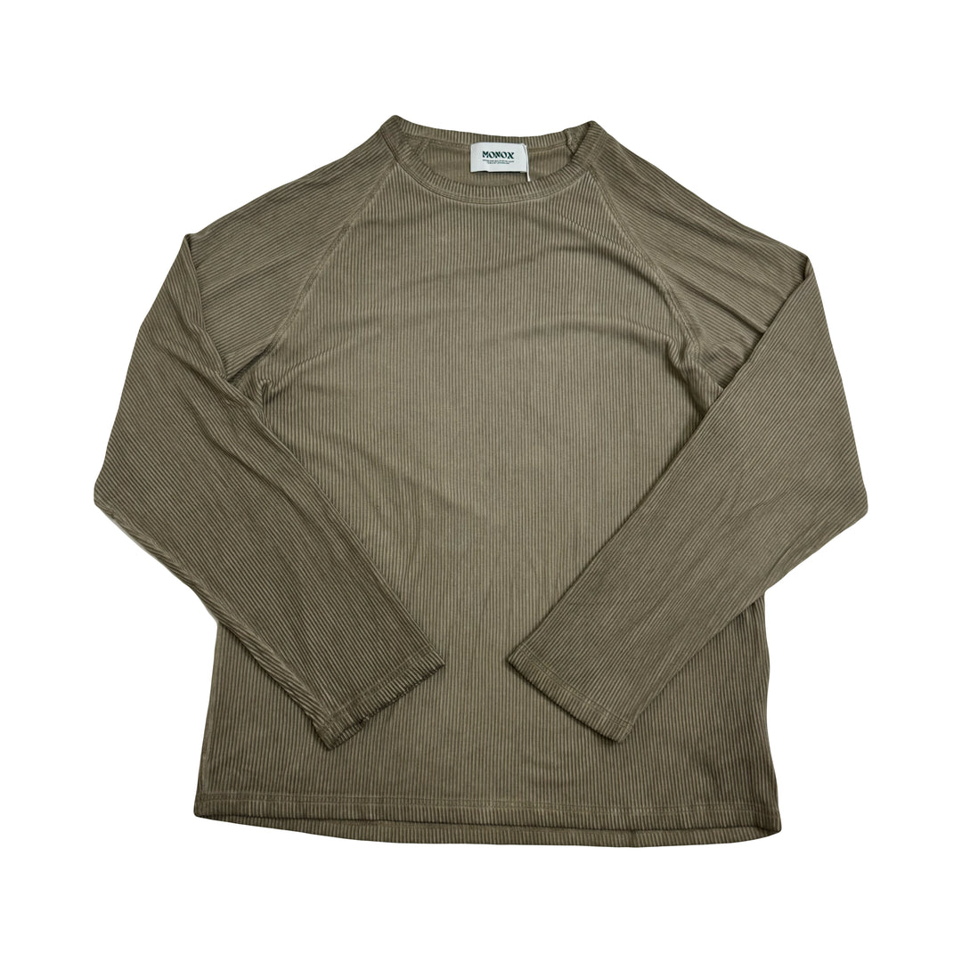Ribbed Longsleeve Sand Beige S1110