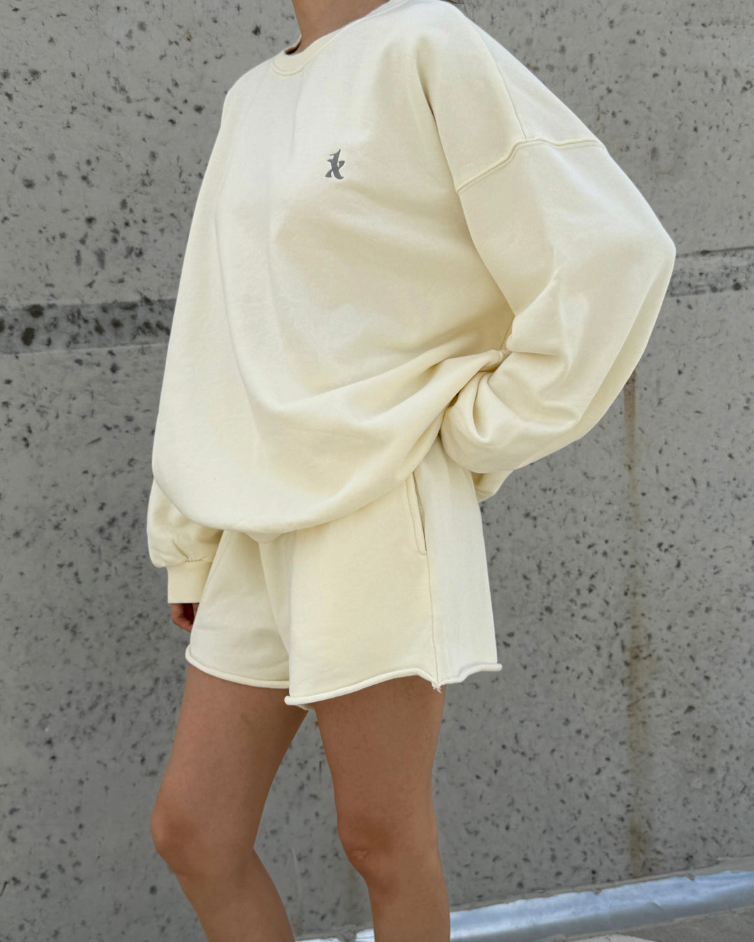 Oversized Sweatshirt DWY0038 Milky