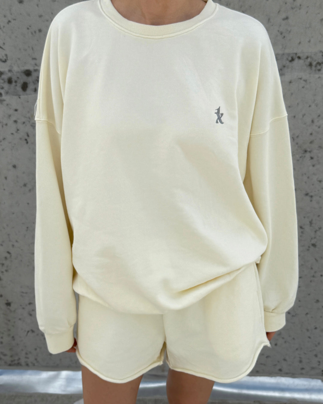 Oversized Sweatshirt DWY0038 Milky