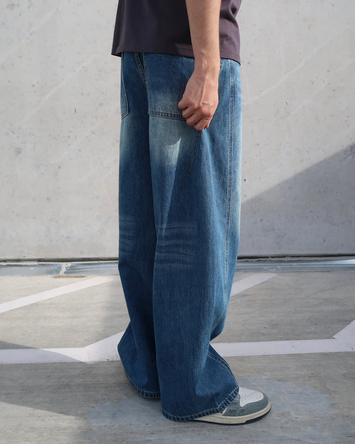 Mid Blue Washed Jeans 88819