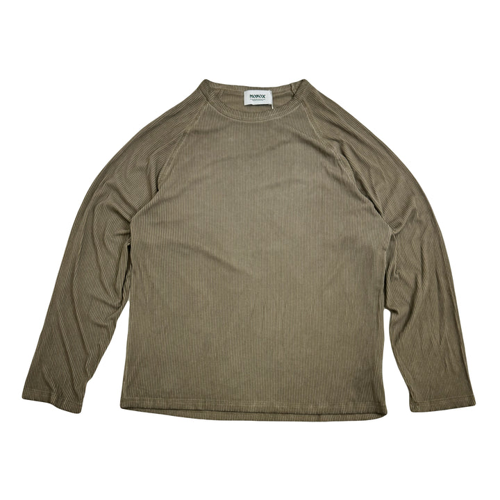 Ribbed Longsleeve Sand Beige S1110