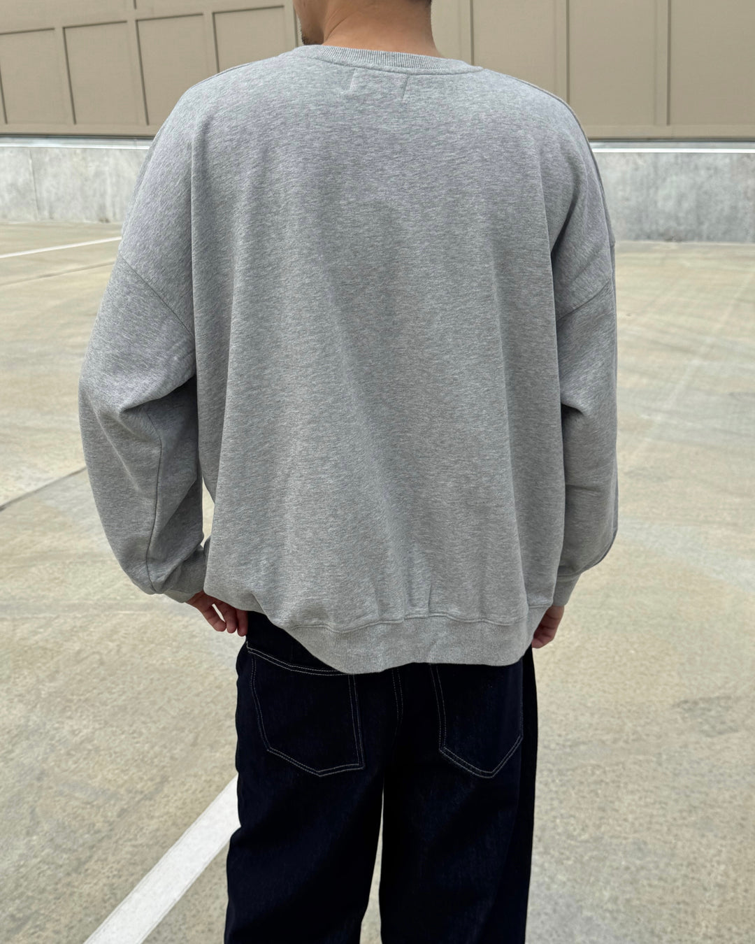 Oversized Sweatshirt DWY0038 Grey