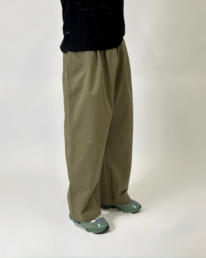 Pleated Pants Khaki K01127
