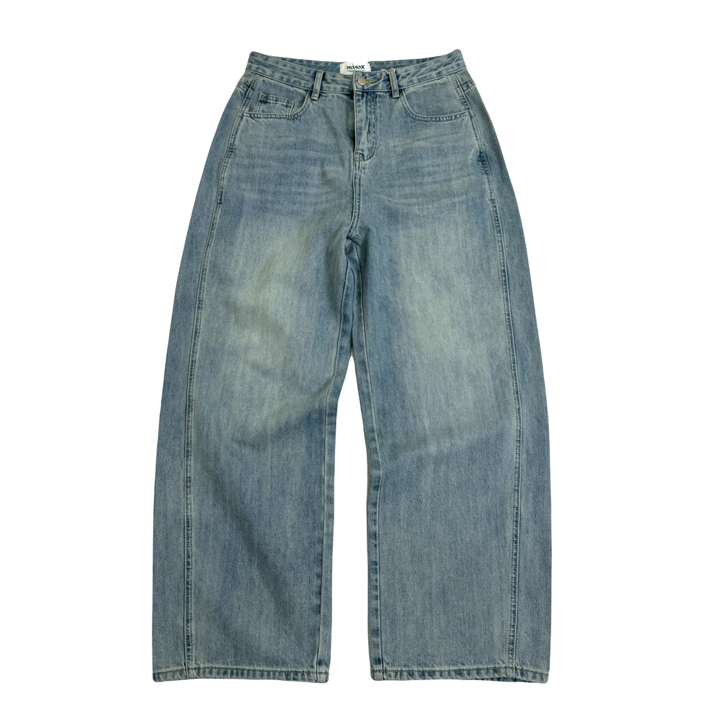Wide-Leg Jeans Light Blue 88813 – MONOX