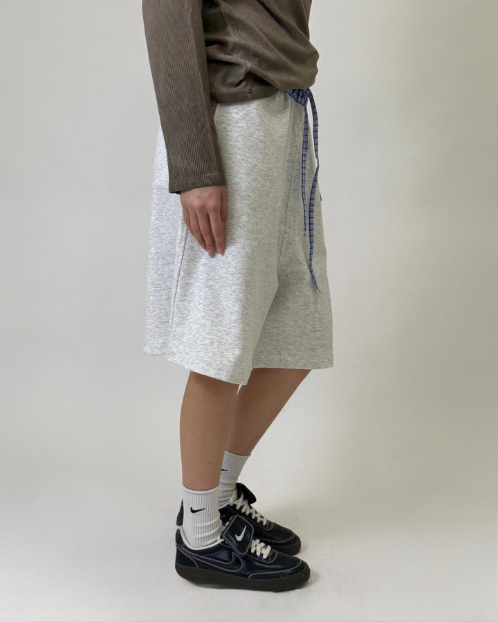 Checkband Shorts Off-White S5109