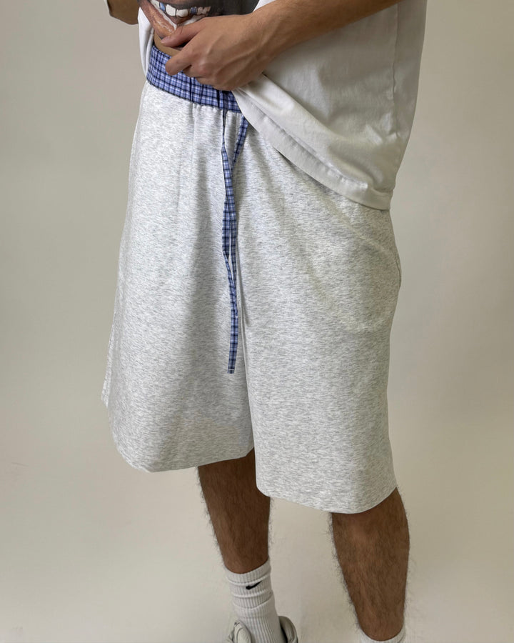 Checkband Shorts Off-White S5109
